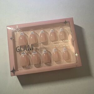 Short Almond Press-On Nails - Tan